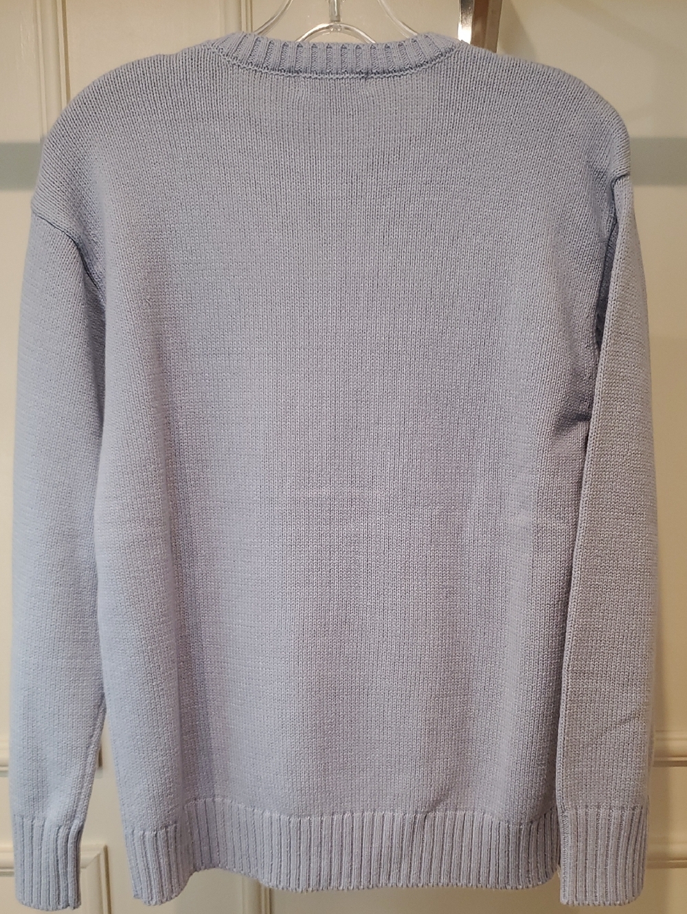 Mighty Fine Light Blue Nautical Lobster  Crewneck Sweater - Women Size Small - Picture 5 of 8